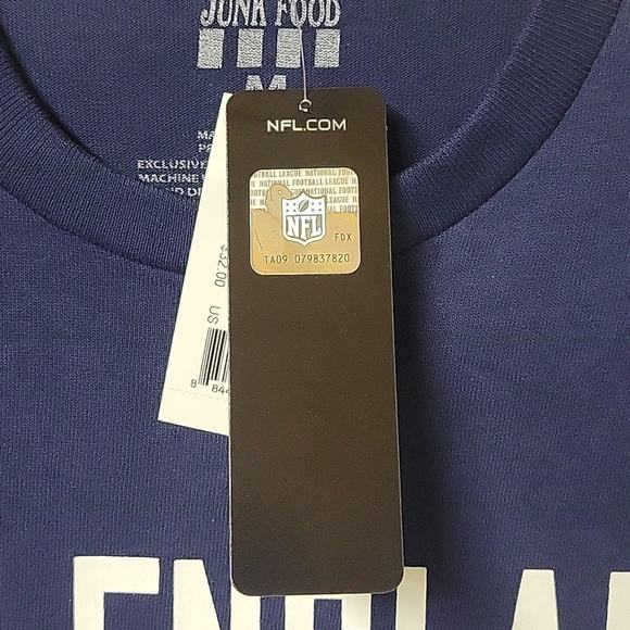 NFL New England Patriots Long Sleeve Tee Shirt Mens Size Medium NWT - Picture 4 of 9